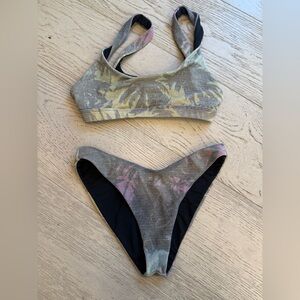 Beach Riot Shimmering Multicolor Bikini